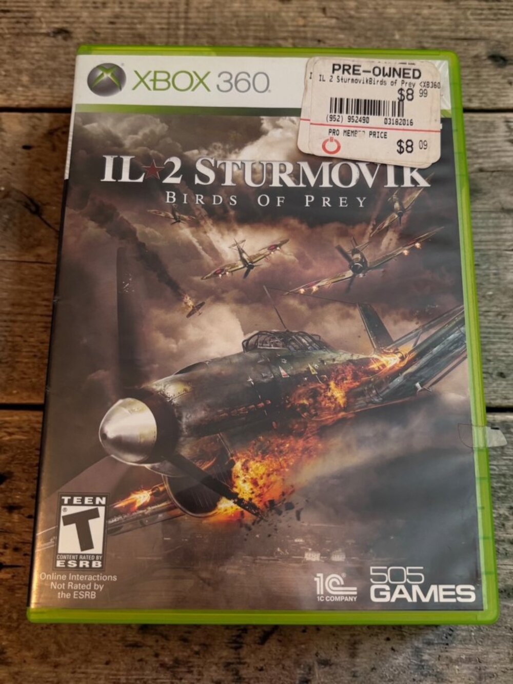 IL-2 Sturmovik Birds Of Prey Xbox 360 Game Complete With Manual Pre-Owned